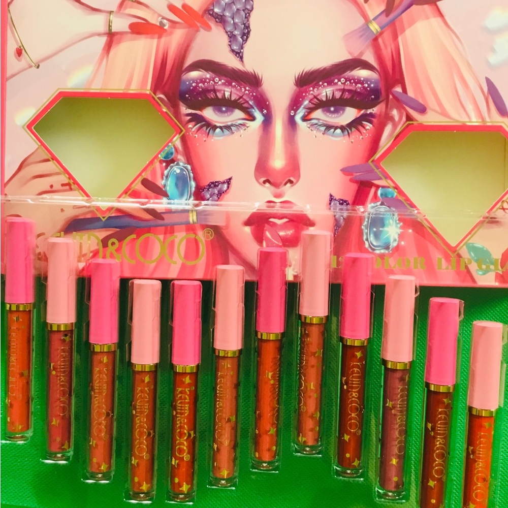 Lipglosses NWT set of 12 tinted lipglosses